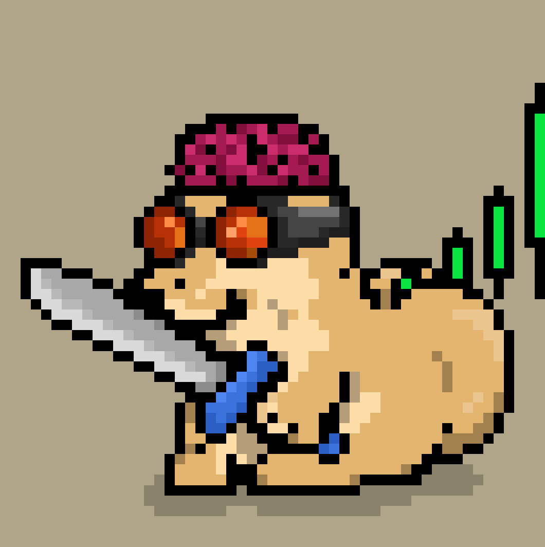 CryptoBonkbutt #44 NFT image